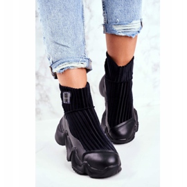 Damen High Sportschuhe Big Star Schwarz GG274607 2