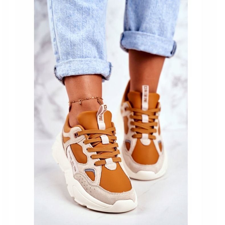 Damen Sneaker Big Star Beige GG274653 2