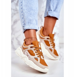 Damen Sneaker Big Star Beige GG274653 1