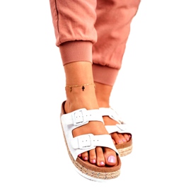 Damen Hausschuhe Big Star Weiß FF274665 mehrfarbig 2