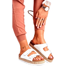 Damen Hausschuhe Big Star Weiß FF274665 mehrfarbig 1