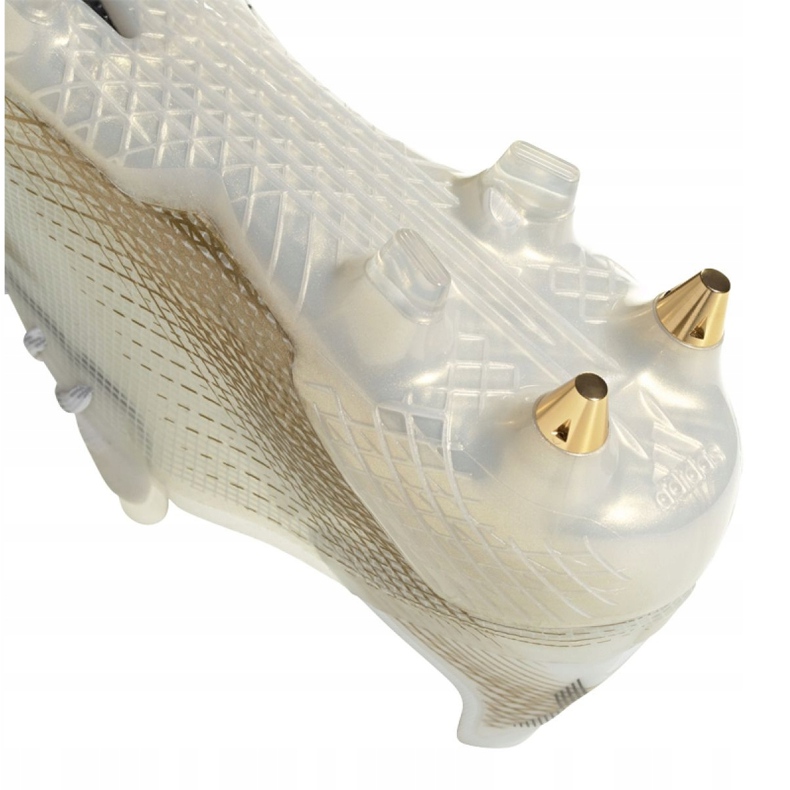 Adidas X Ghosted.1 Sg M EG8260 Fußballschuhe schwarz, weiß, gold weiß 1