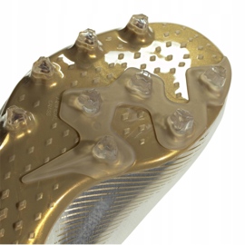 Adidas X Ghosted + Ag M FW9562 Fußballschuhe schwarz, weiß, gold weiß 2