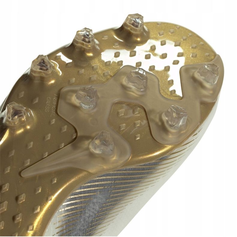 Adidas X Ghosted + Ag M FW9562 Fußballschuhe schwarz, weiß, gold weiß 2