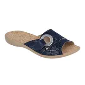 Befado Damenschuhe PU 265D017 navy blau 1