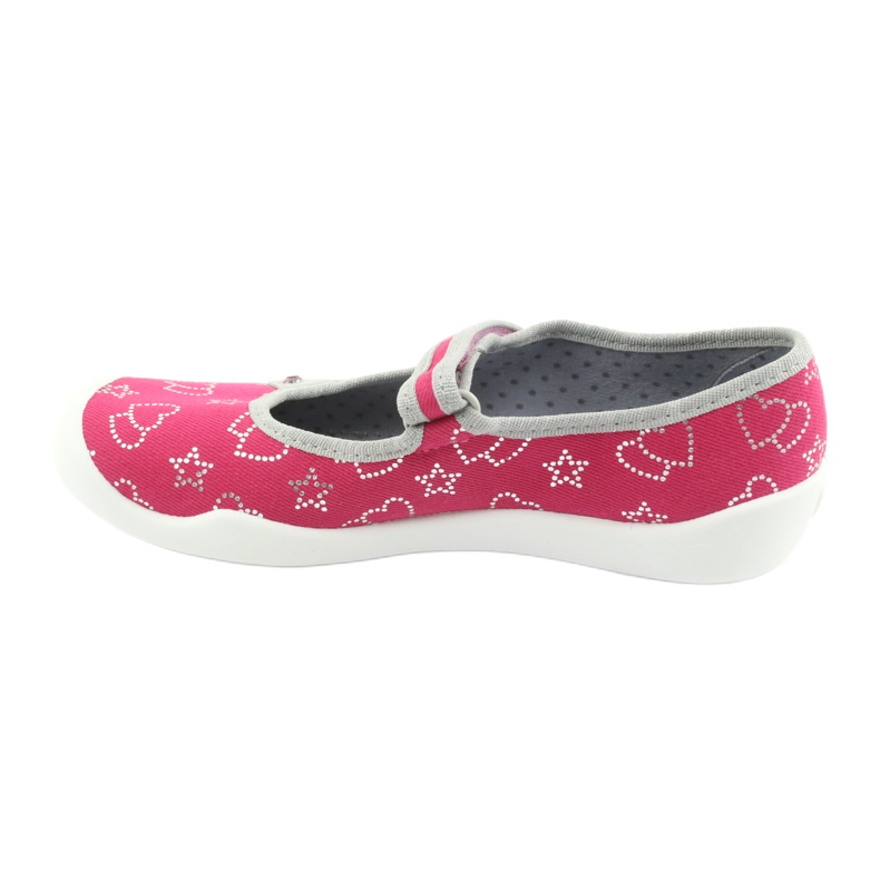 Befado Kinderschuhe 114Y310 rosa silber- grau 3