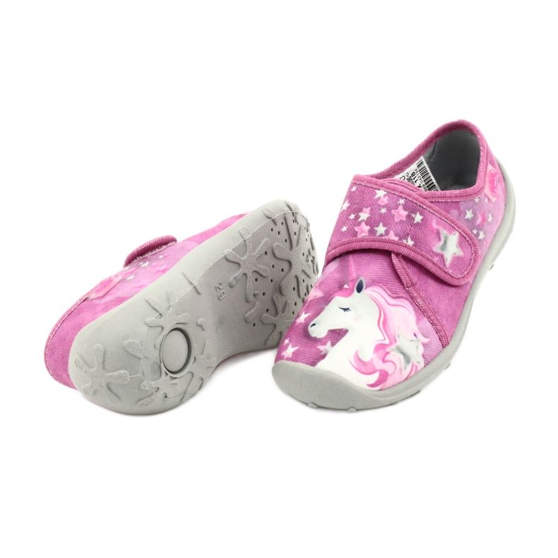 Befado Kinderschuhe 560X118 weiß rosa grau 4