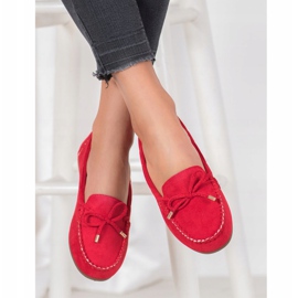 Super Me Wildleder-Loafer rot 2