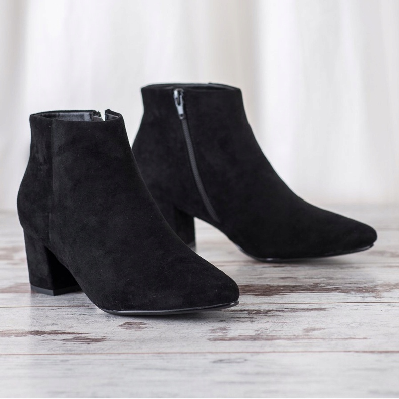 Klassische VINCEZA Stiefel schwarz 1