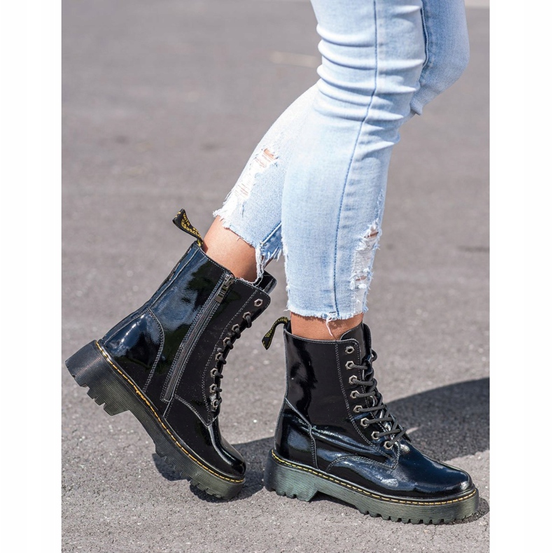 VINCEZA Lederarbeiter schwarz 1