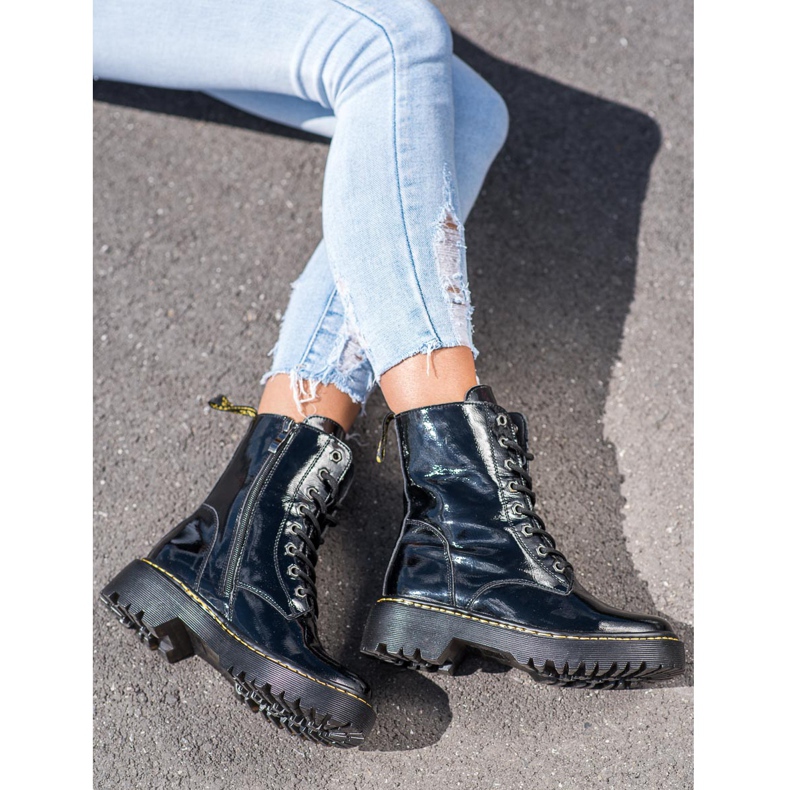 VINCEZA Lederarbeiter schwarz 2