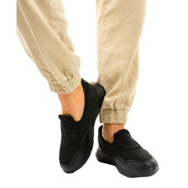 Schwarze B84 Sportschuhe zum Hineinschlüpfen 1