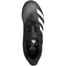 Adidas Predator 20.4 H&amp;L Tf Jr FW9225 Fußballschuhe weiß schwarz 1
