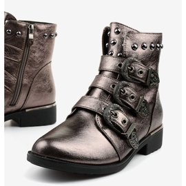 Graue Damenstiefel mit Litas Aotoria 1