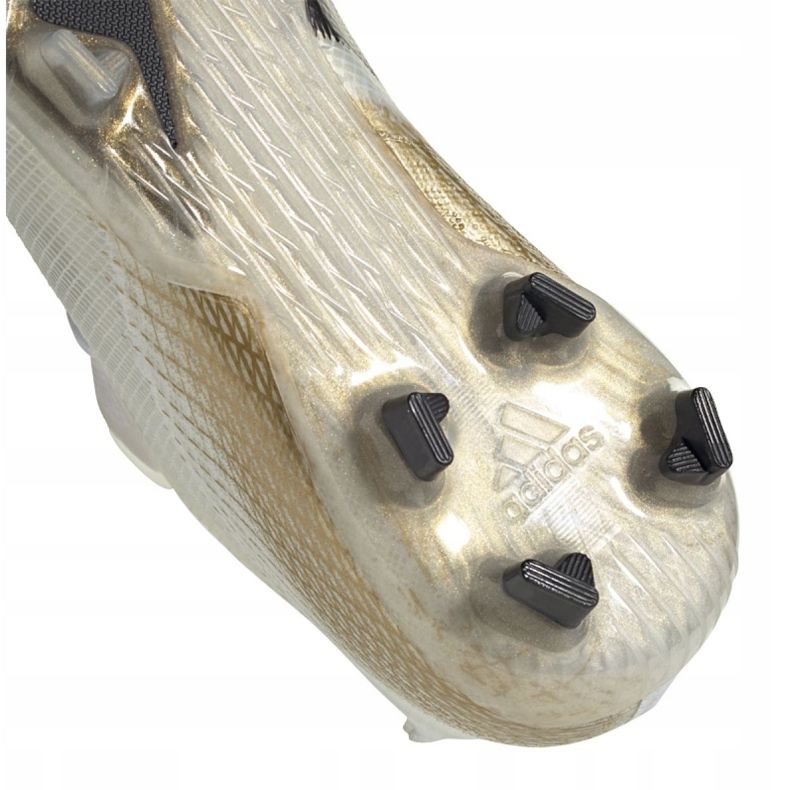 Adidas X Ghosted.1 Fg Jr EG8181 Fußballschuhe schwarz, weiß, gold weiß 1