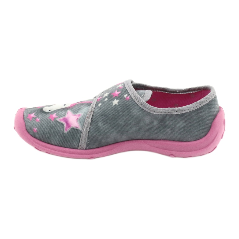 Befado Kinderschuhe 560X117 rosa silber- grau 1