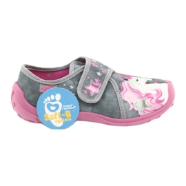 Befado Kinderschuhe 560X117 rosa silber- grau 5
