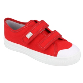 Befado Kinderschuhe 440X012 weiß rot 1