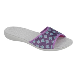 Befado Damenschuhe PU 300D042 violett blau grau 1