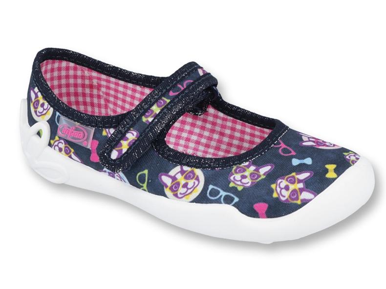 Befado Kinderschuhe 114Y359 schwarz lila rosa mehrfarbig 1