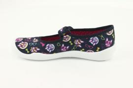 Befado Kinderschuhe 114Y359 schwarz lila rosa mehrfarbig 2