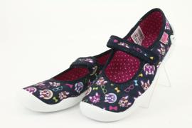 Befado Kinderschuhe 114Y359 schwarz lila rosa mehrfarbig 3