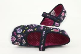 Befado Kinderschuhe 114Y359 schwarz lila rosa mehrfarbig 6