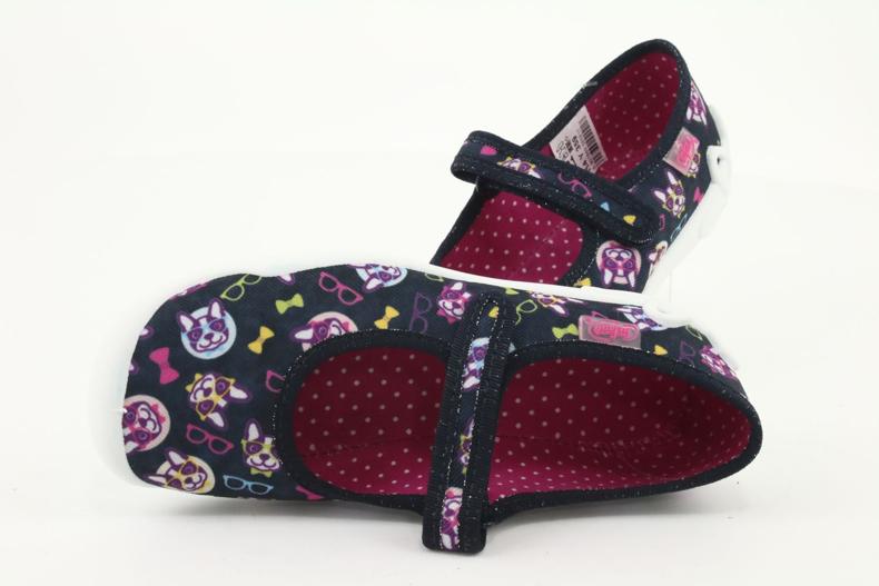 Befado Kinderschuhe 114Y359 schwarz lila rosa mehrfarbig 6