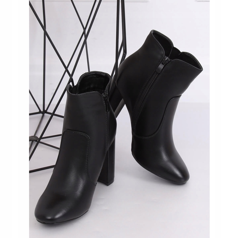 Schwarz 1436 Schwarze High Heels 2