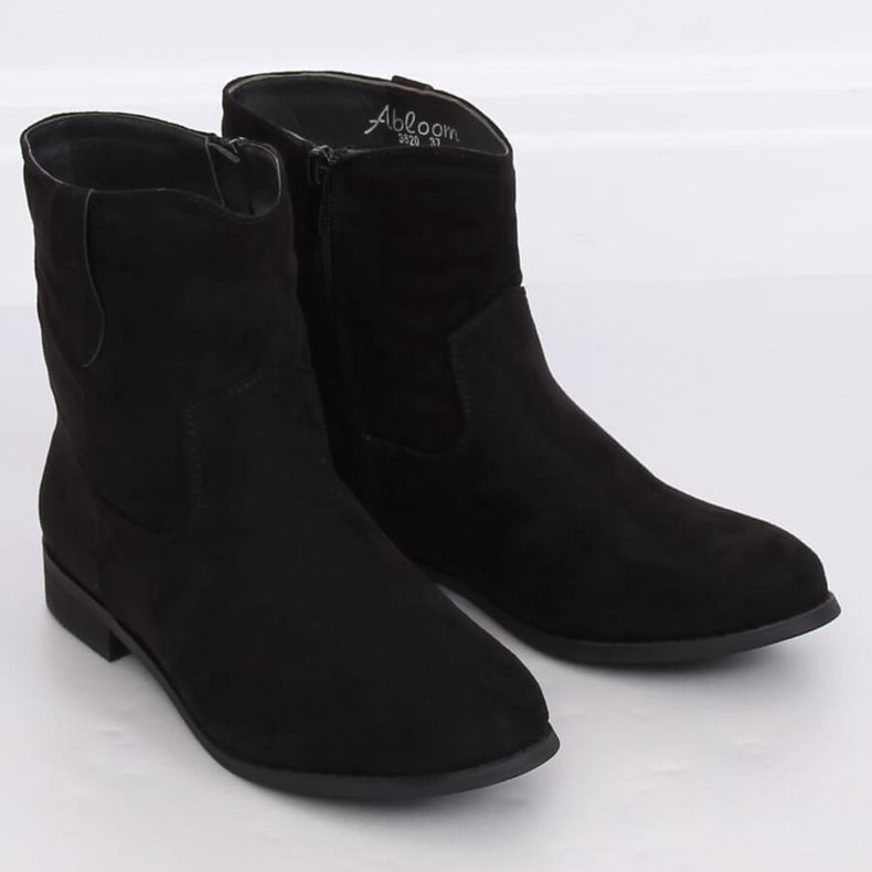 Schwarz 3820 Schwarze Stiefel für Damen 1