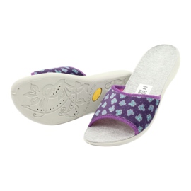 Befado Damenschuhe PU 300D042 violett blau grau 4