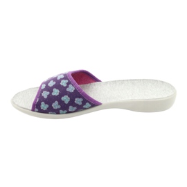Befado Damenschuhe PU 300D042 violett blau grau 2