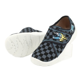 Befado Kinderschuhe 974X411 schwarz navy blau blau 3