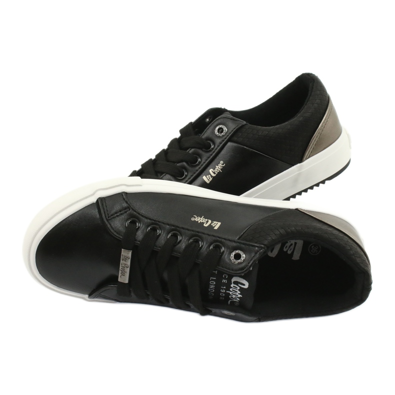 Lee Cooper Frauen um Öko-Ski-Sneaker LCJL-20-31-041 Schwarz 4
