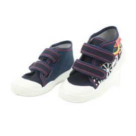 Befado orange Kinderschuhe 212P061 weiß rot marineblau 2
