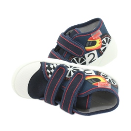 Befado orange Kinderschuhe 212P061 weiß rot marineblau 4