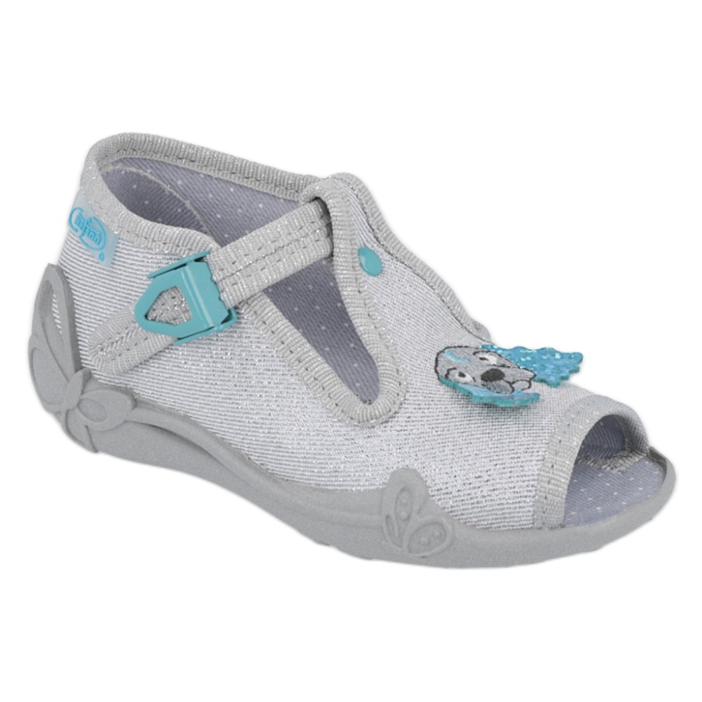 Befado Kinderschuhe 213P121 blau silber- 1