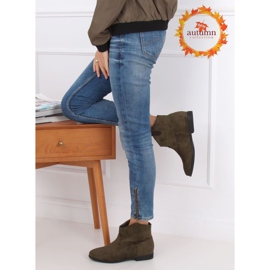 Grüne flache Cowboystiefel TX-1876 Grün 1