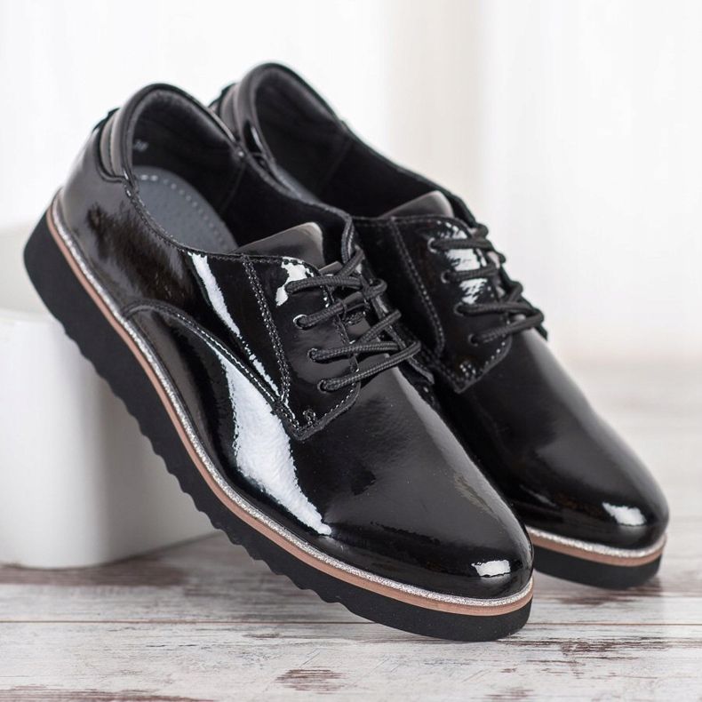 Lederschuhe VINCEZA schwarz 1