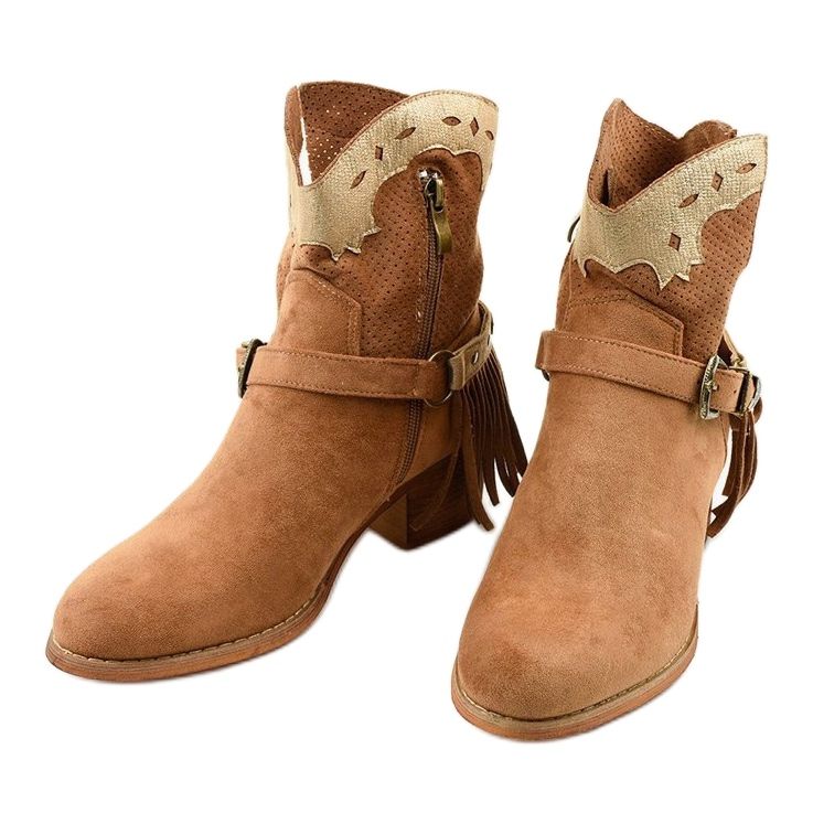 Generational braune Wildleder Stiefeletten auf der Post 2