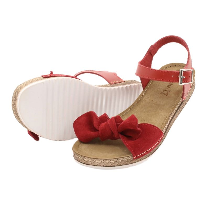 Comfort Inblu Damenschuhe 158D117 rot 4