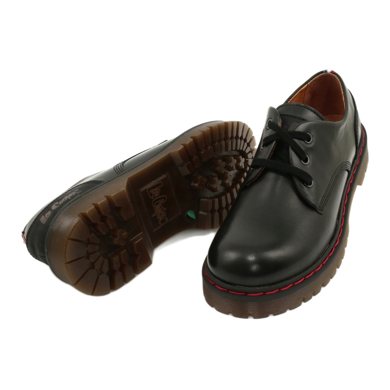 Lee Cooper LCJPL-20-01-021 schwarze Lederstiefel 3