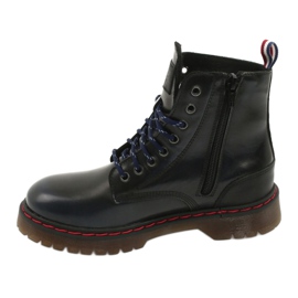 Lee Cooper Stiefel LCJPL-20-01-014 Marine schwarz navy blau 1