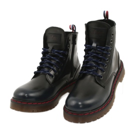 Lee Cooper Stiefel LCJPL-20-01-014 Marine schwarz marineblau 2