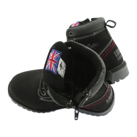 Kinderspiele, die an einem schwarzen Lee Cooper Reißverschluss gebunden sind 4