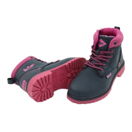 Lee Cooper Kinder -Trapper auf einem dunkelblauen Slider 3