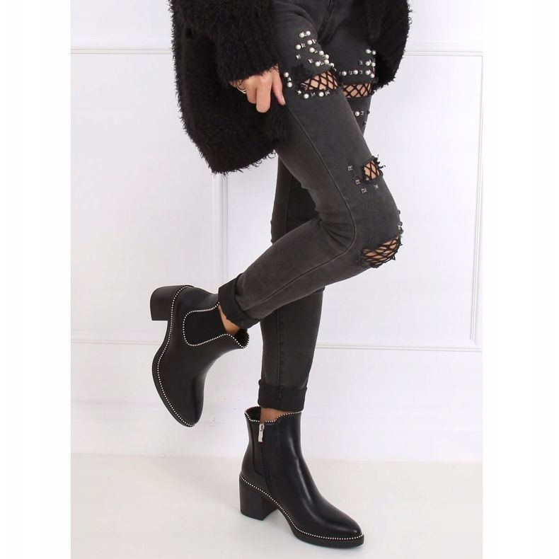 Schwarze Chelsea Boots, schwarz 15671 Schwarz 1