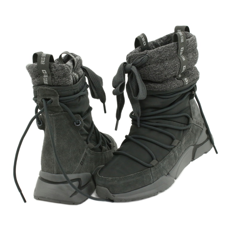 Big Star Sport Schneestiefel auf Fell grau 3