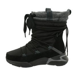 Big Star Sport Schneestiefel auf Fell GG274628 schwarz grau 1