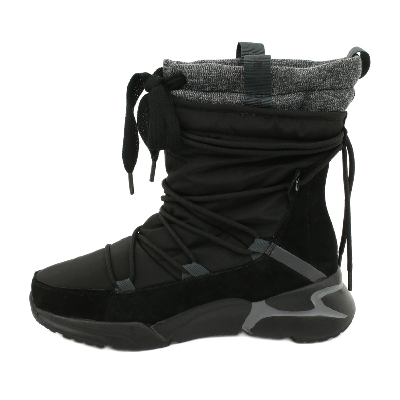 Big Star Sport Schneestiefel auf Fell GG274628 schwarz grau 1